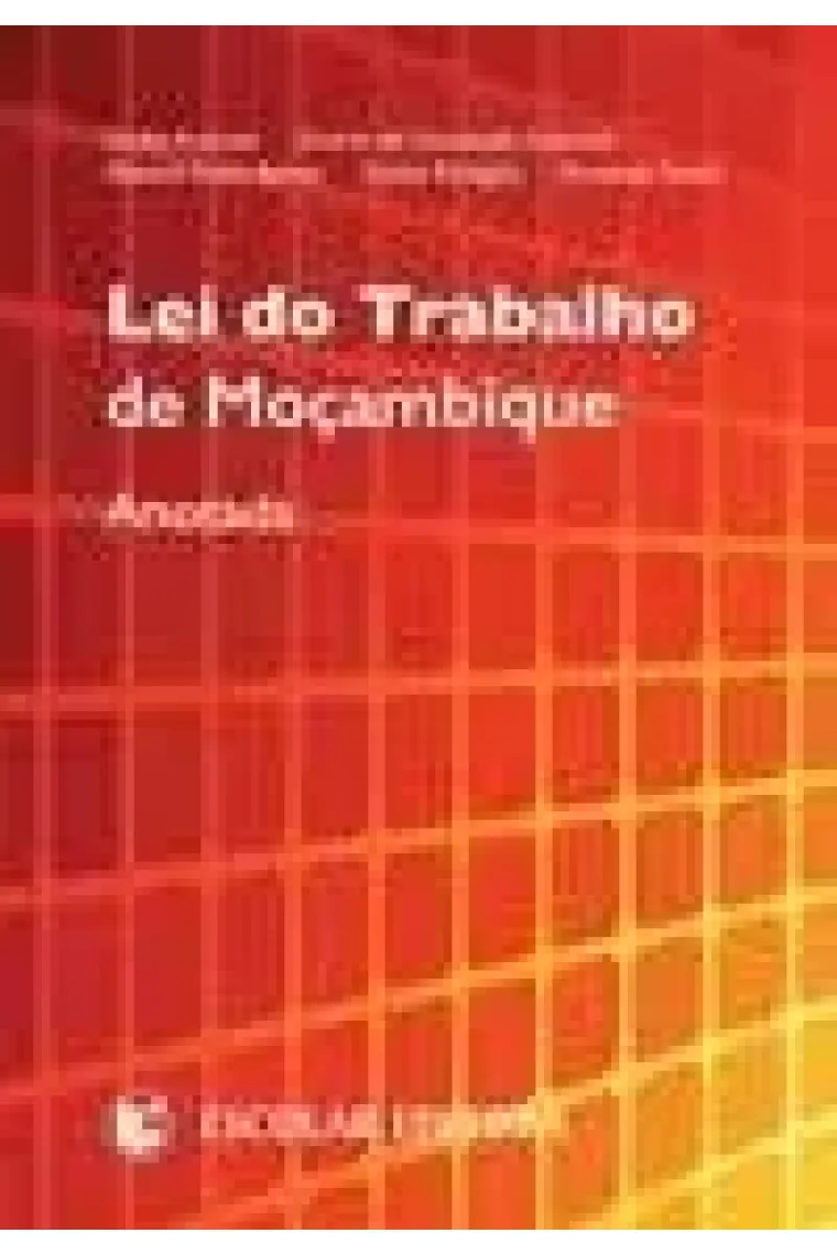 Lei do Trabalho de MoÃambique Anotada