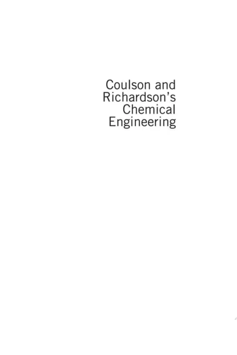 Coulson and Richardson's Chemical Engineering Volume 2B: Separation Processes