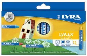 CERAS MAXI LYRA LYRAX ESTUCHE 12 UD