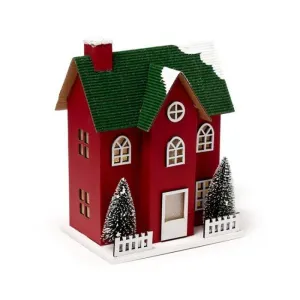 CHRISTMAS TOWN HOUSE LED DECORATION
