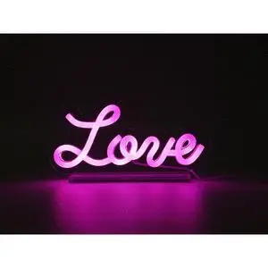 LETRERO LED LOVE EN CURSIVA