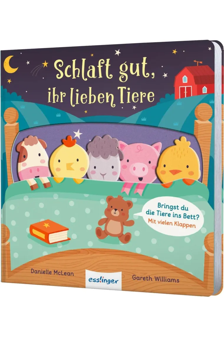 Schlaft gut, ihr lieben Tiere: Hilf mit, die Tiere ins Bett zu bringen! Mit ausgestanzten Figuren & Klappen (Alemán)