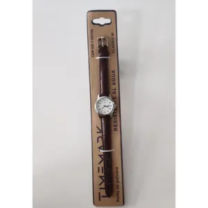 RELOJ PULS. SEÑORA MARRON DIA/FECHA T