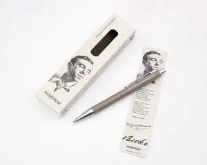 BOLIGRAFO INOXCROM ESCRITORES POETAS 2 MIGUEL HERN