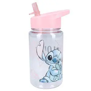 BOTELLA PP CON PAJITA 450ML STITCH DRINK UP
